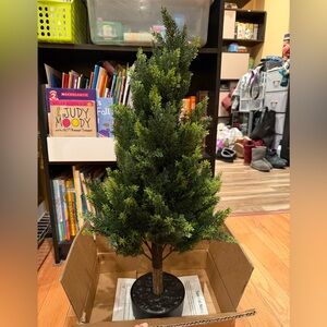 Faux Evergreen Tree